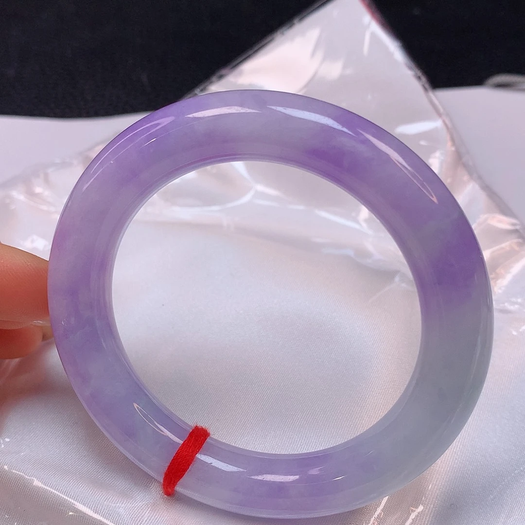 【闪购商品】翡翠手镯未镶嵌平*56圆条手镯