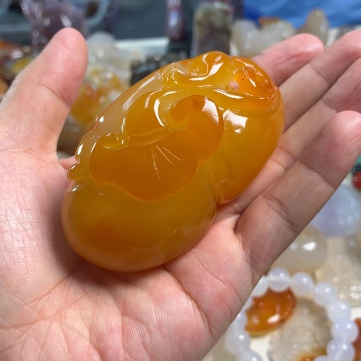 玛瑙/玉髓未镶嵌吊坠(不含链)