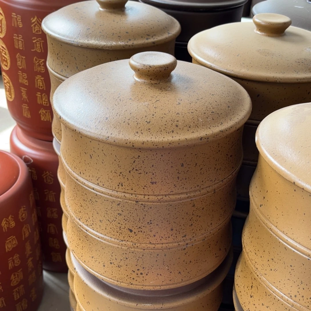 茶叶罐紫砂8饼茶叶罐