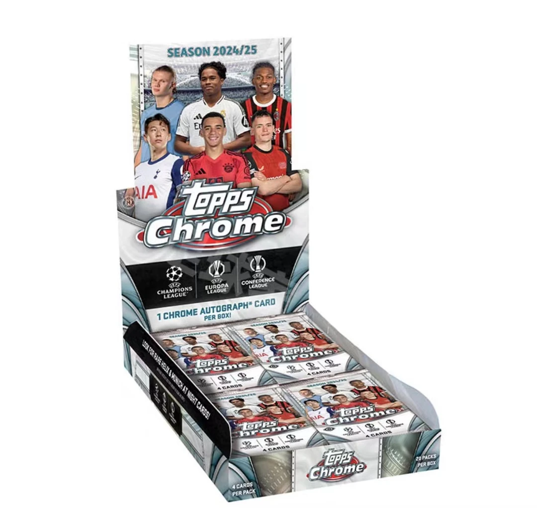 24-25 Topps Chrome 足球 球星卡  盲盒【玩法】