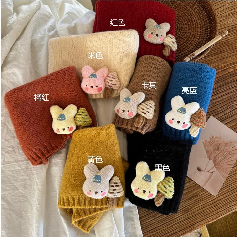 韩系儿童冬季保暖围巾围脖