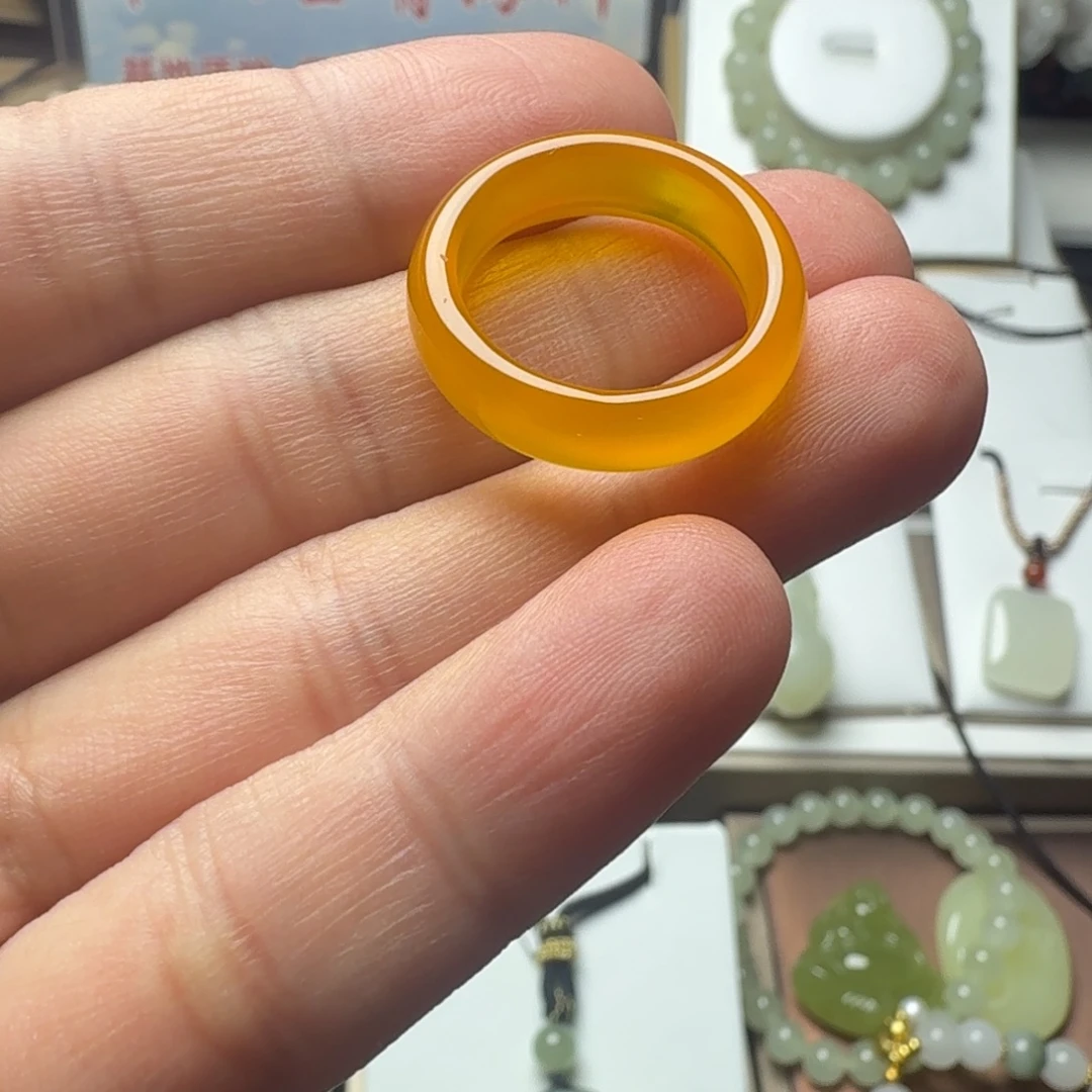 玛瑙/玉髓未镶嵌戒指