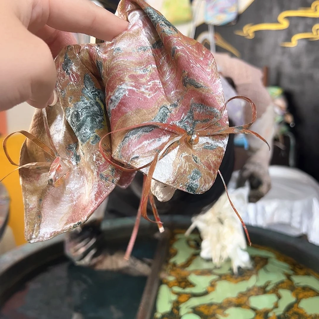 小*花488新款方巾发圈