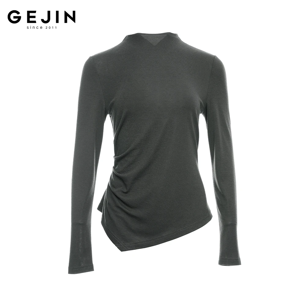 GEJIN/歌锦2025早春新款轻奢气质时尚套装不规则上衣91225900751