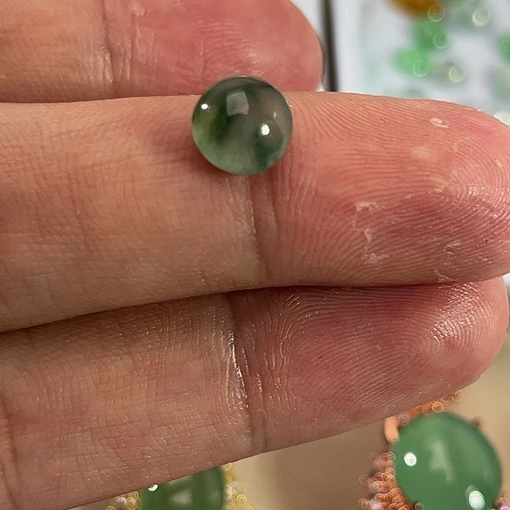 三***.翡翠裸石缅料A货翡翠