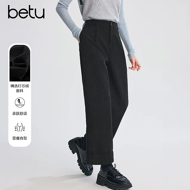 【籽言甄选】Betu/百图2025年冬季休闲裤2511T97