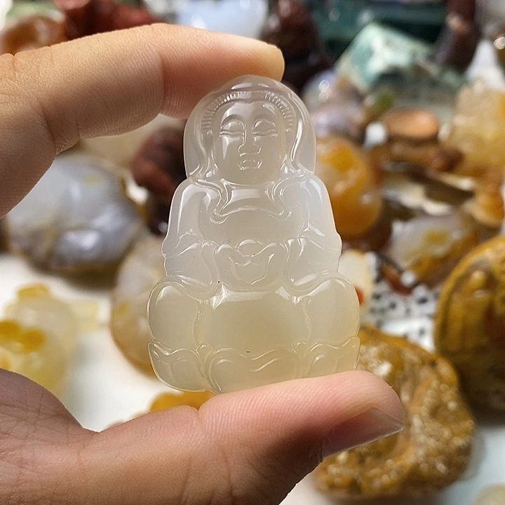 未镶嵌颈饰玛瑙/玉髓
