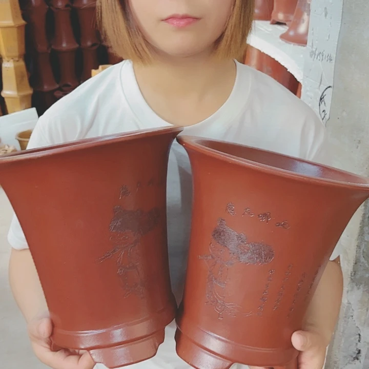 紫砂花盆宜兴紫砂精品花盆