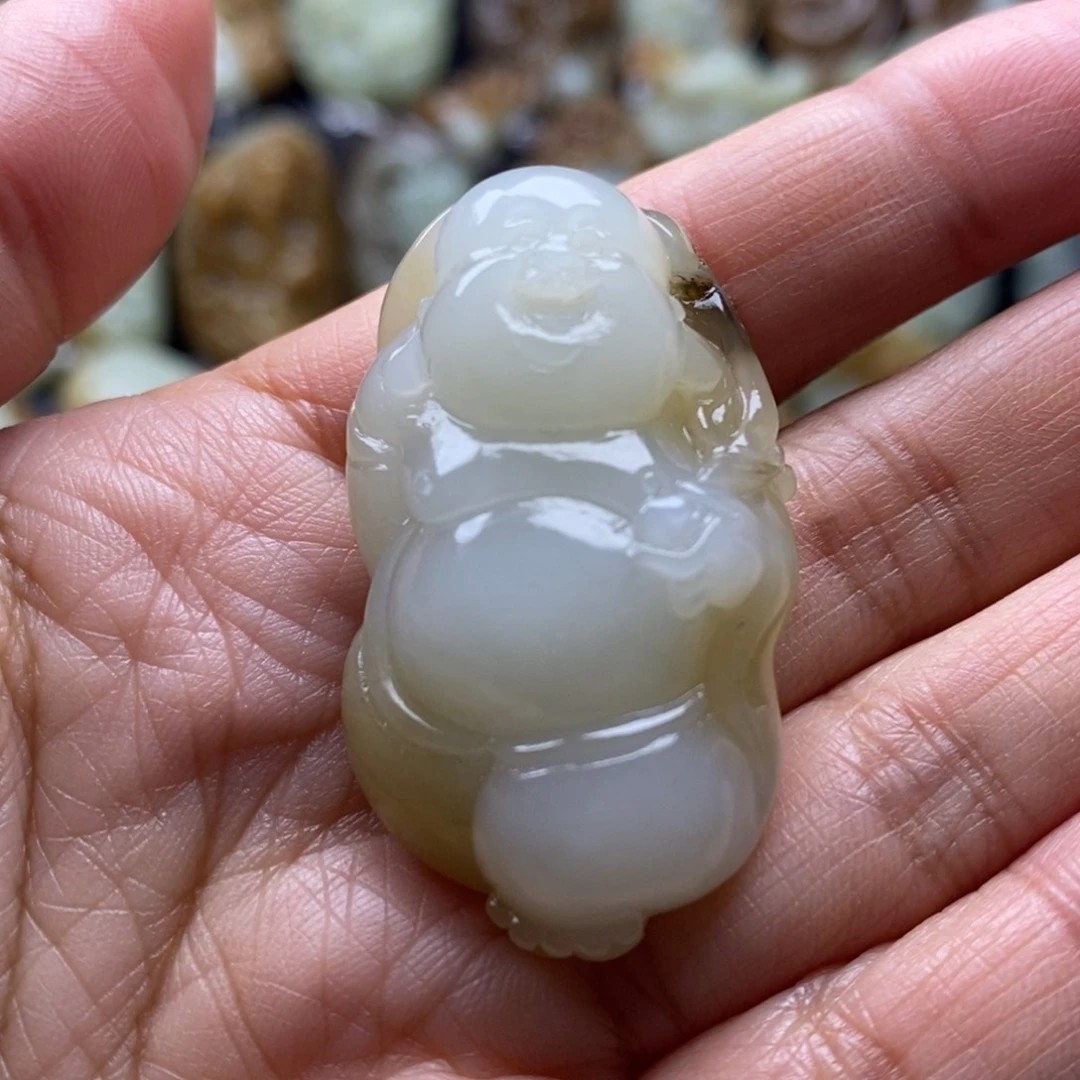 吊坠(不含链)未镶嵌和田玉（糖玉）L*Y