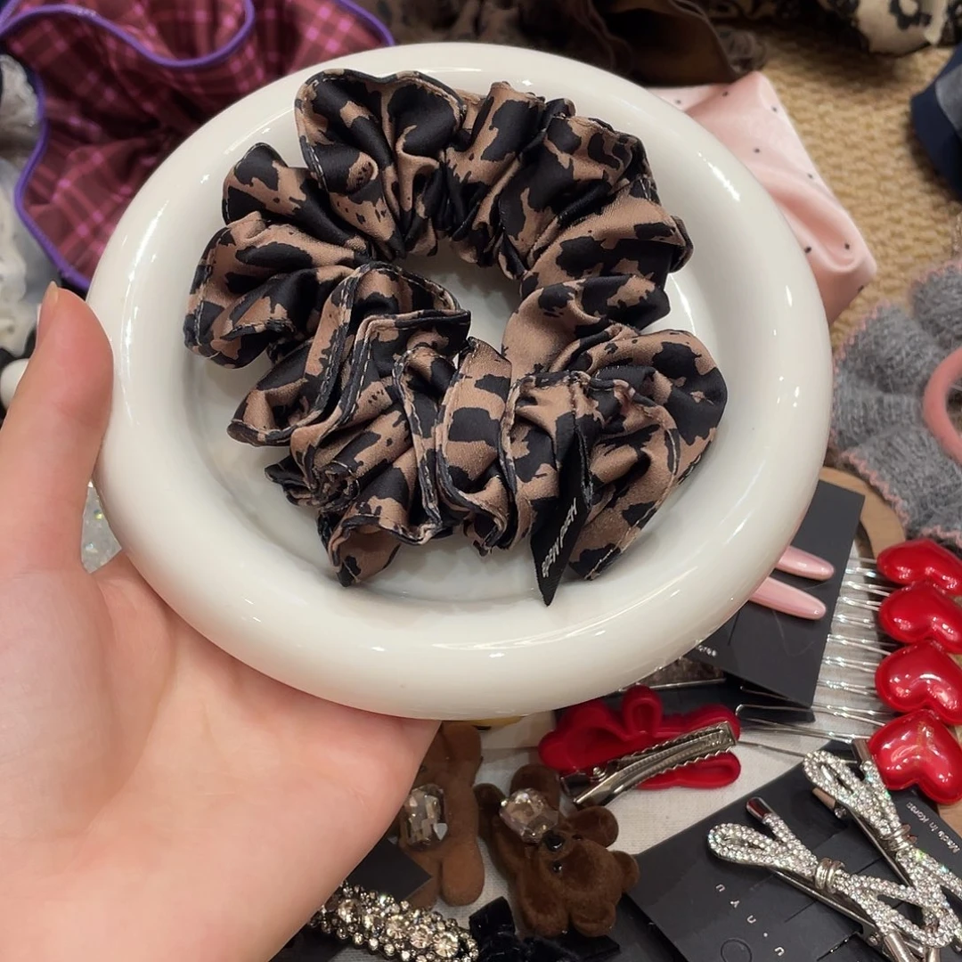 醋酸非金属豹纹发圈