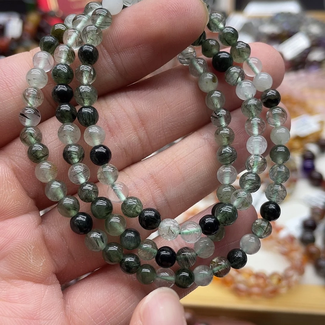 未镶嵌水晶手链天然