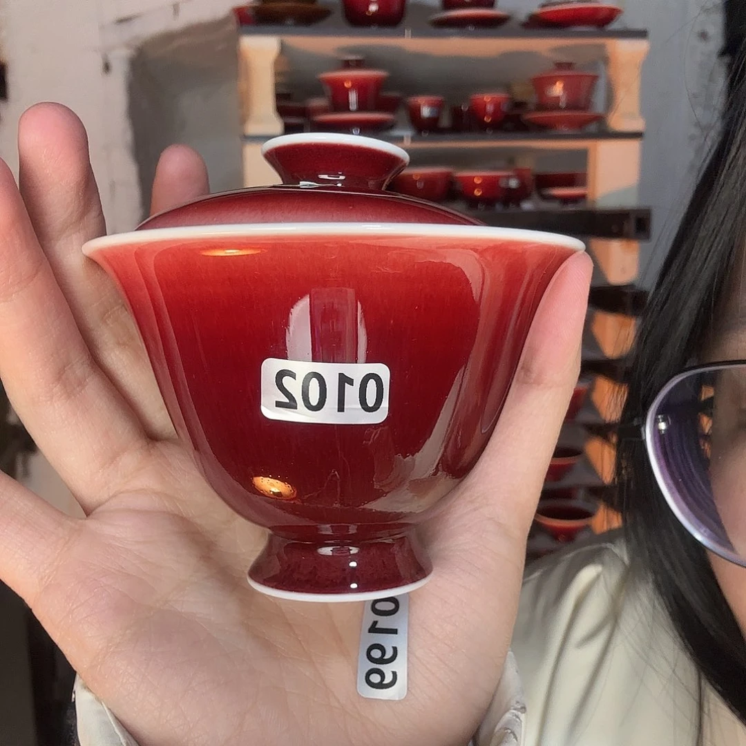 瓷片景德镇郎红陶瓷