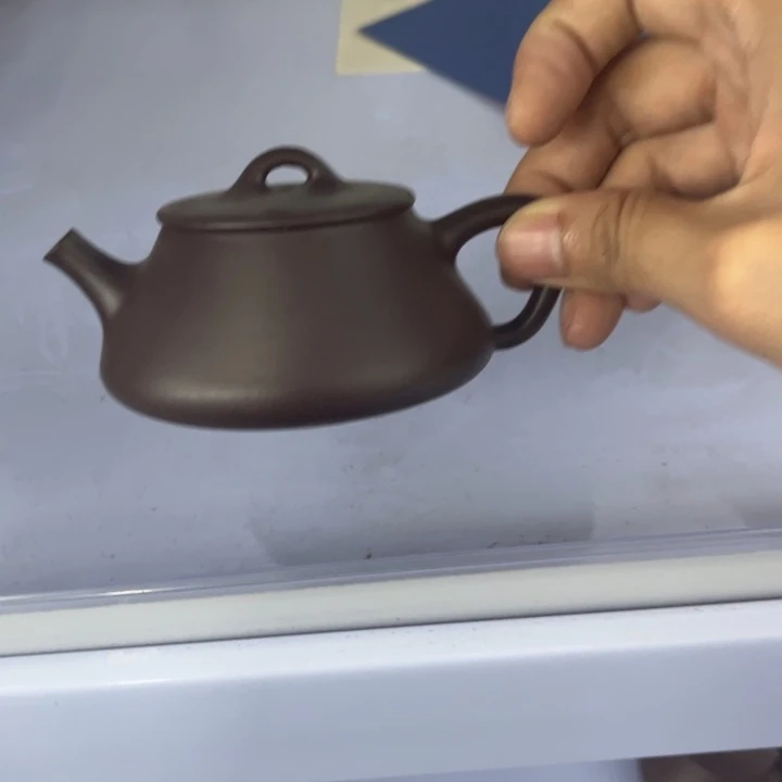茶壶紫砂老林紫砂撇口柱础125cc