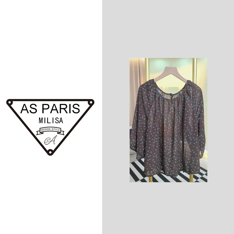 莫奈花园风 今年超火新款小衫8988