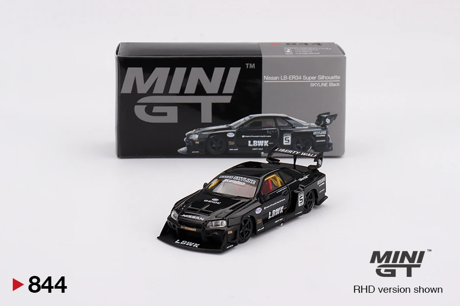minigt 1:64全新#844尼桑 ER34 SUPER Silhouette