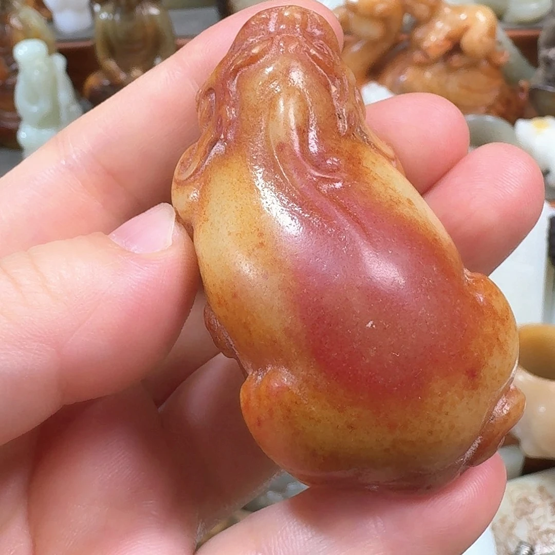 和田玉未镶嵌把件锦**鲤