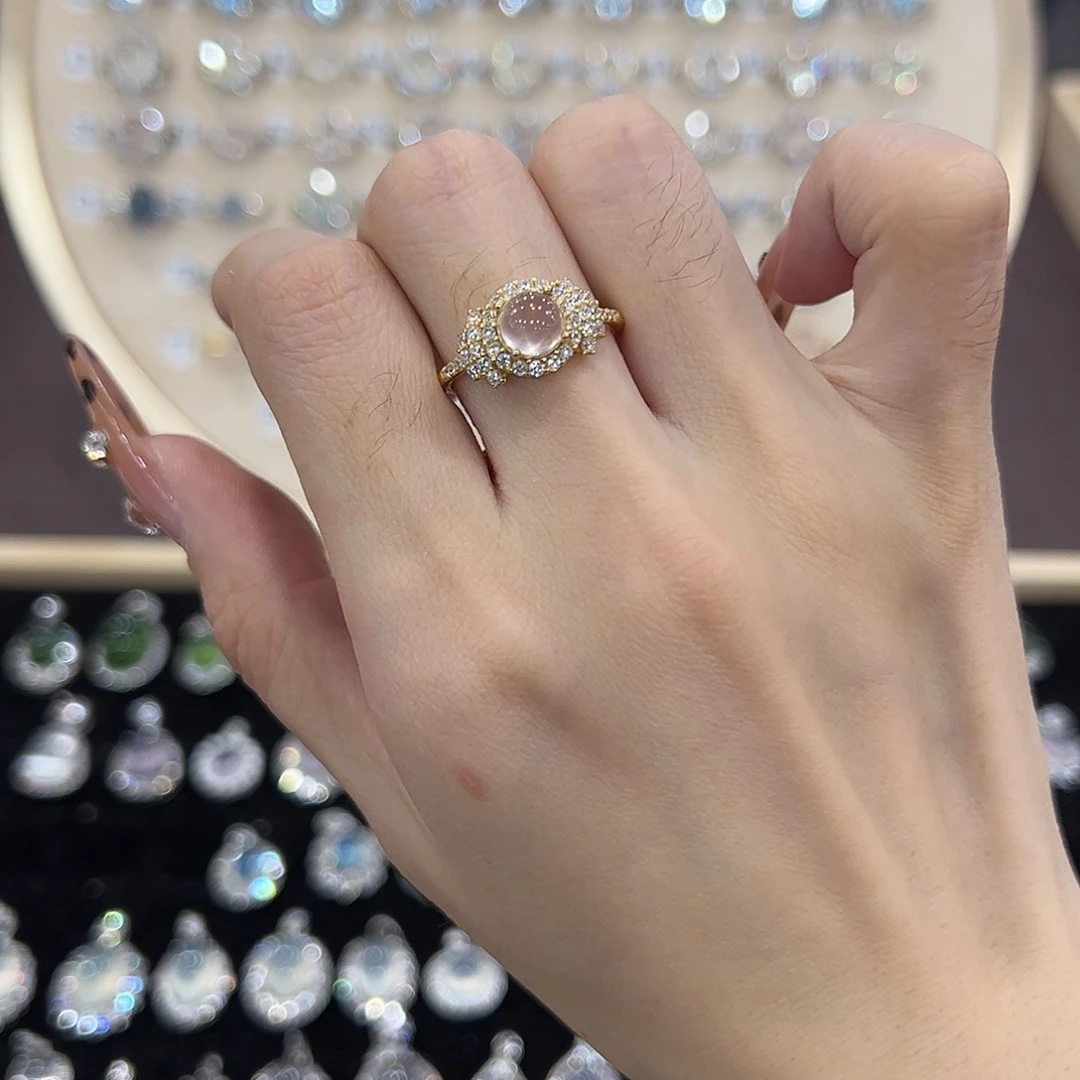 蛇纹石玉银S925镶嵌饰品