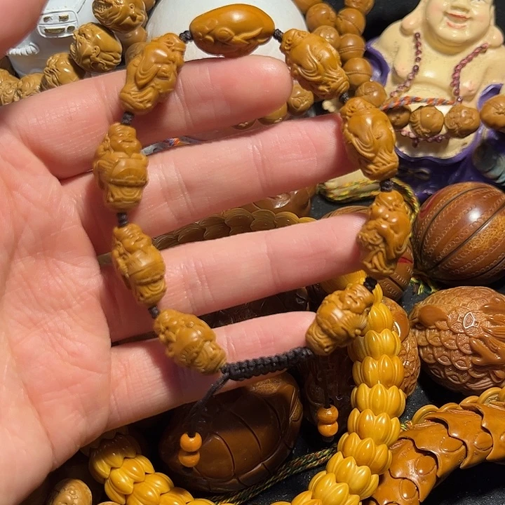 橄榄核手串/手链站立财神1.2