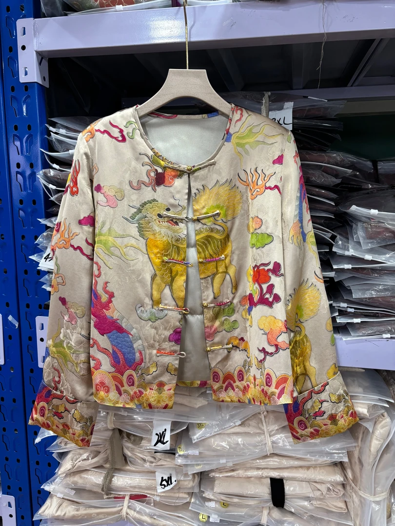 【一潮家】新中式时尚国风气质重磅加棉款上衣 86609-3