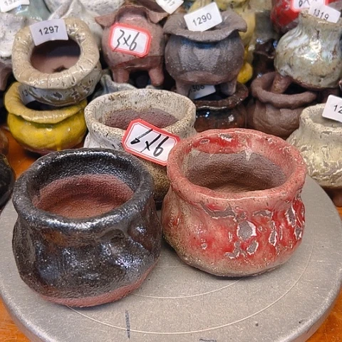 粗陶花盆手工花盆制作