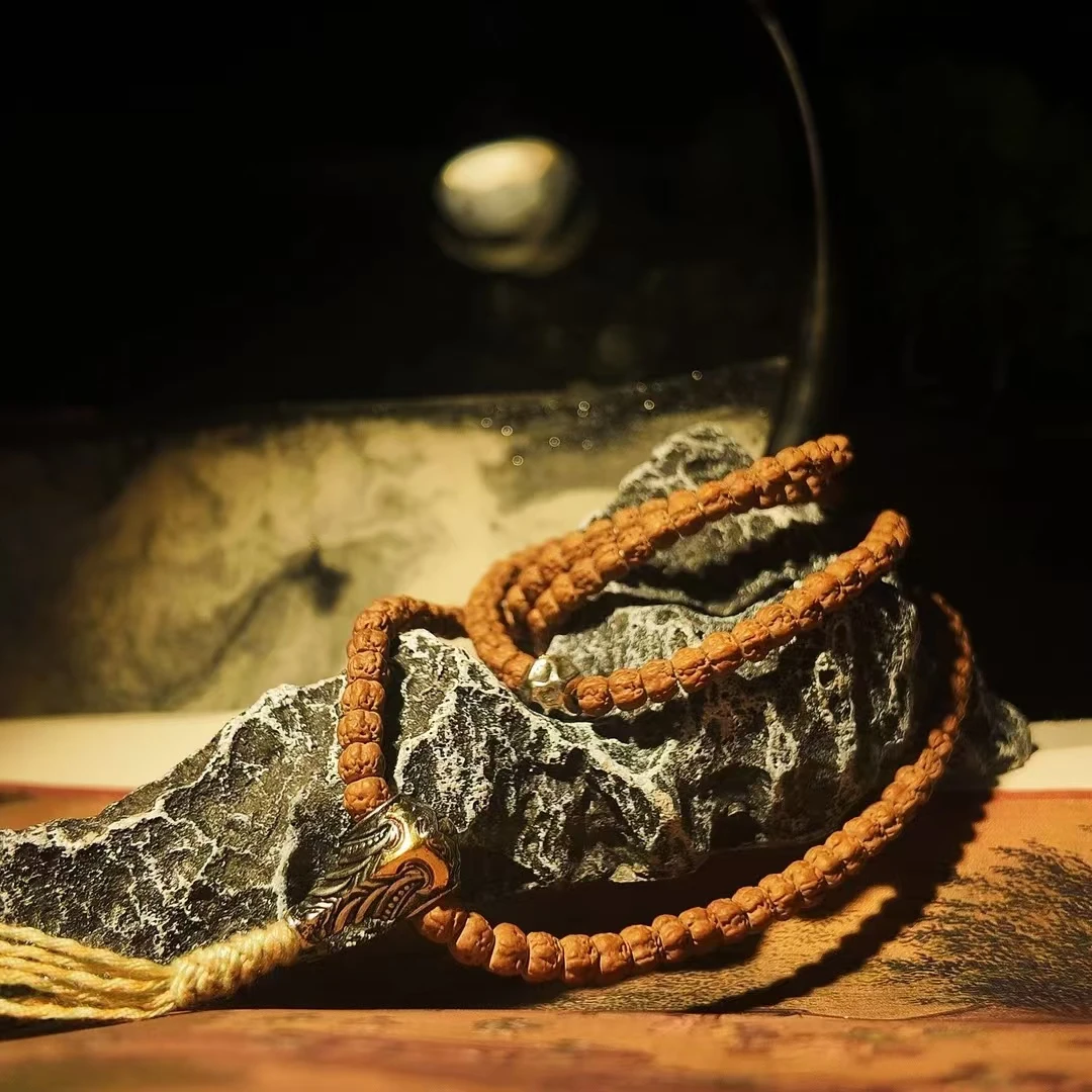 合成金属木质手链 手链藏式小金刚菩提子五爪180颗（送手套刷子）