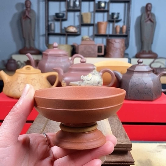 紫砂茶杯时来运转盏