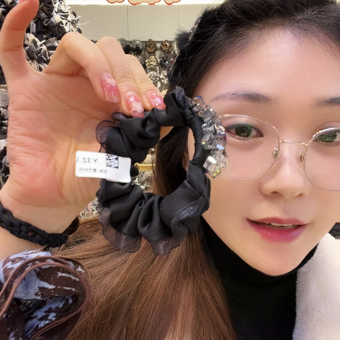 布艺非金属星芒黑色纱