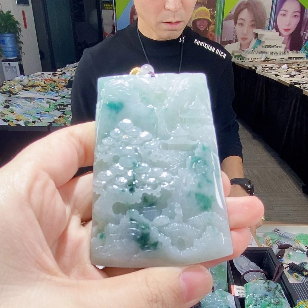 颈饰未镶嵌翡翠翡翠