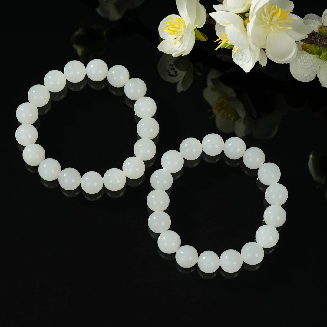 【云上叙】和田玉单圈手串-多样性发一件-11mm V0926-M（甄选）