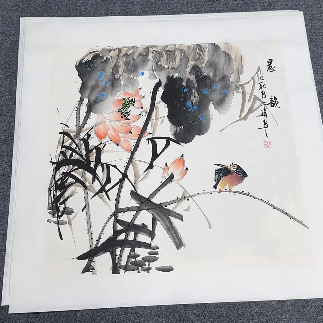 国画50*50纯手绘刘亦凌