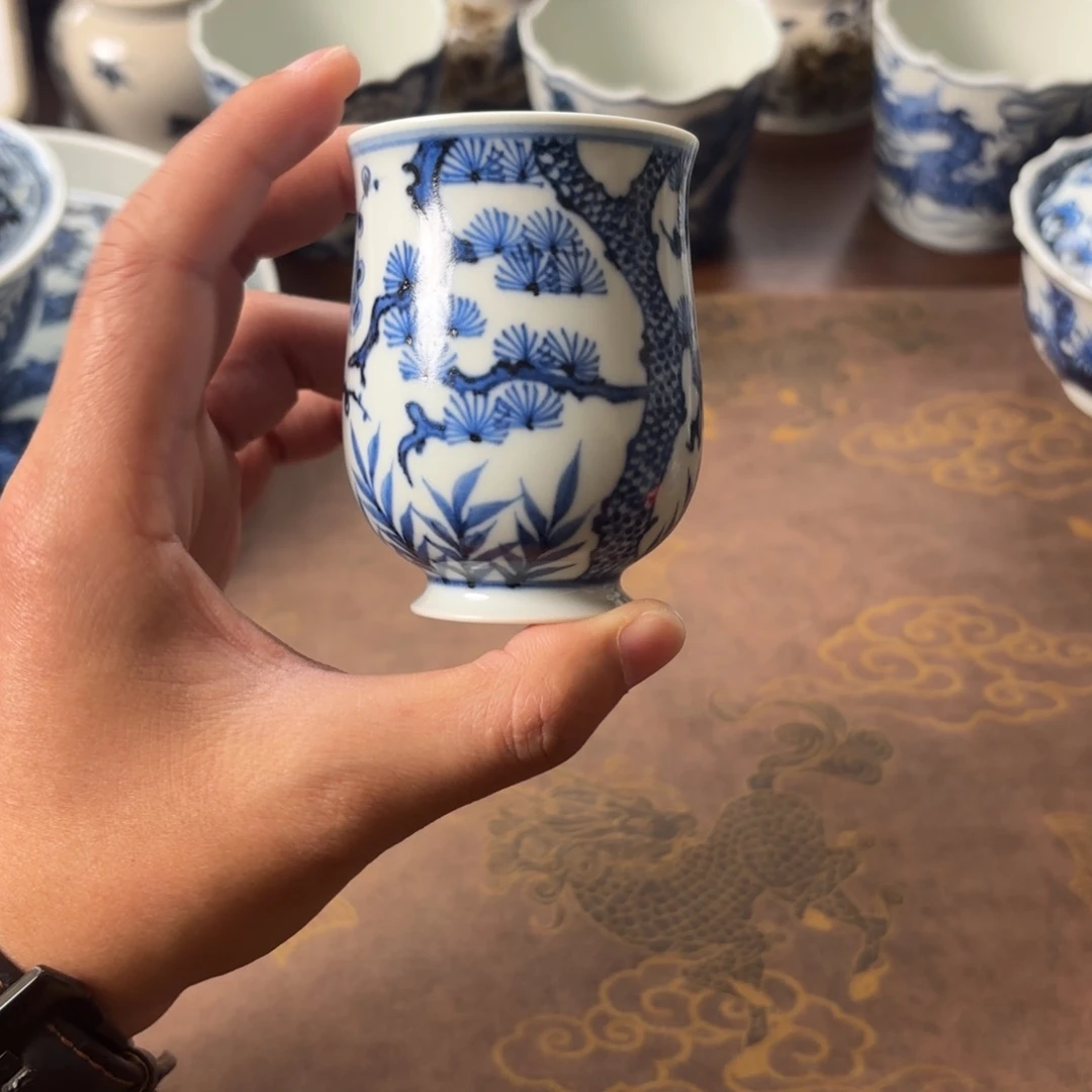 摆件陶景德镇手绘茶器福利