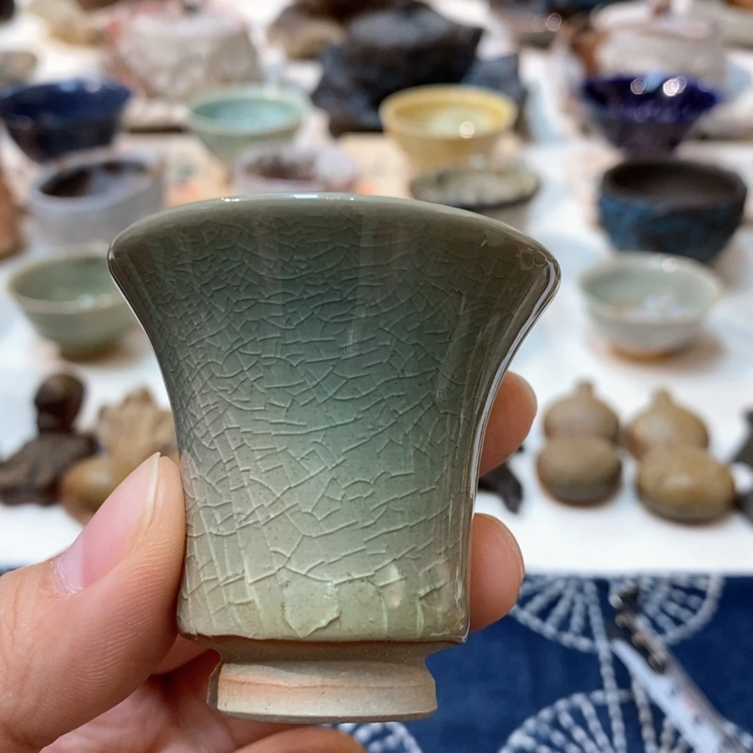 柴烧侘寂粗陶茶具