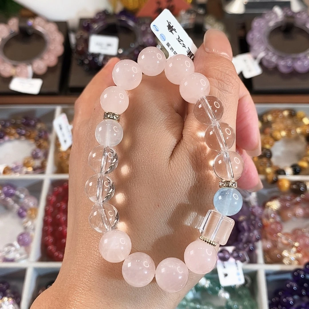 水晶手链未镶嵌G3111单圈颜色微差