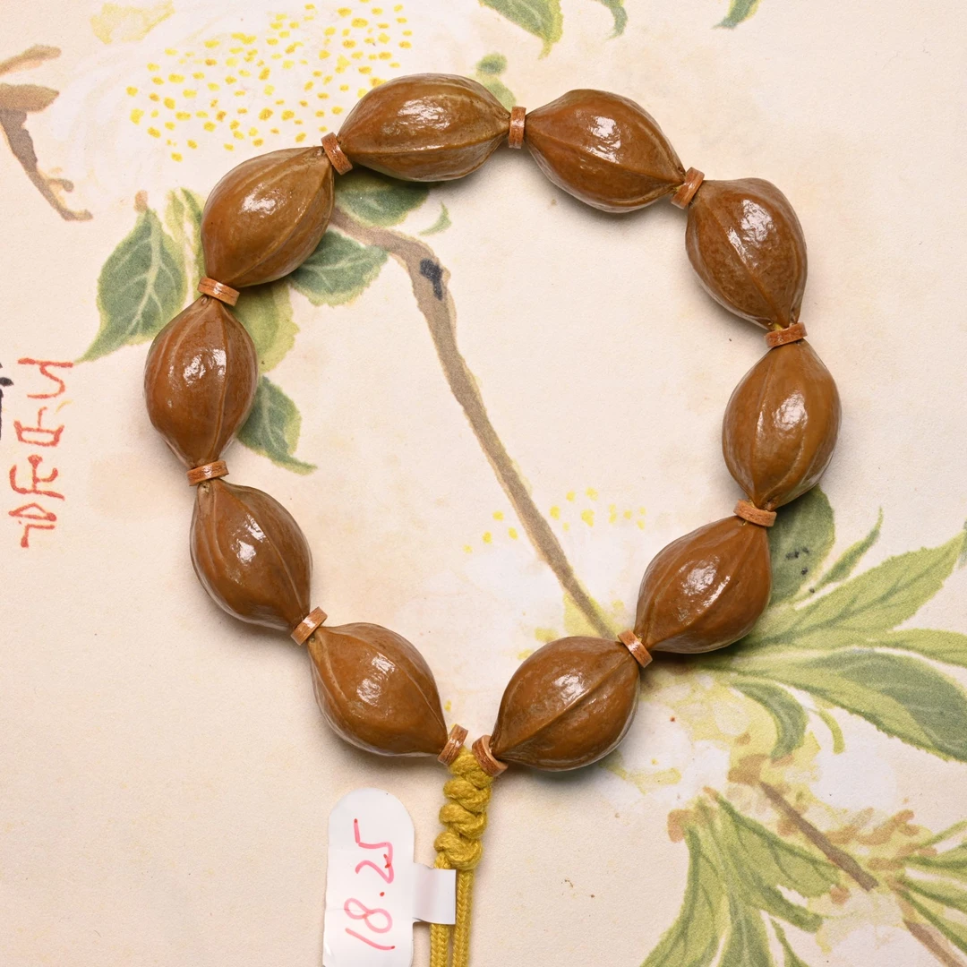 18.26.头货款·梅林铁核原生态素串橄榄核树主一手货源 358高品质