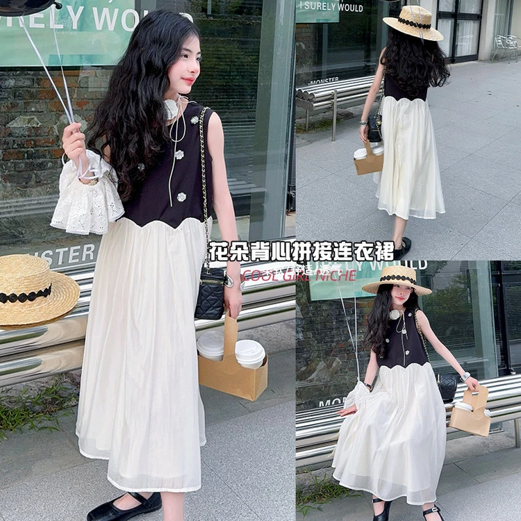 女童夏装2025新款小宝宝中大童韩版洋气儿童装百搭潮休闲女孩夏季