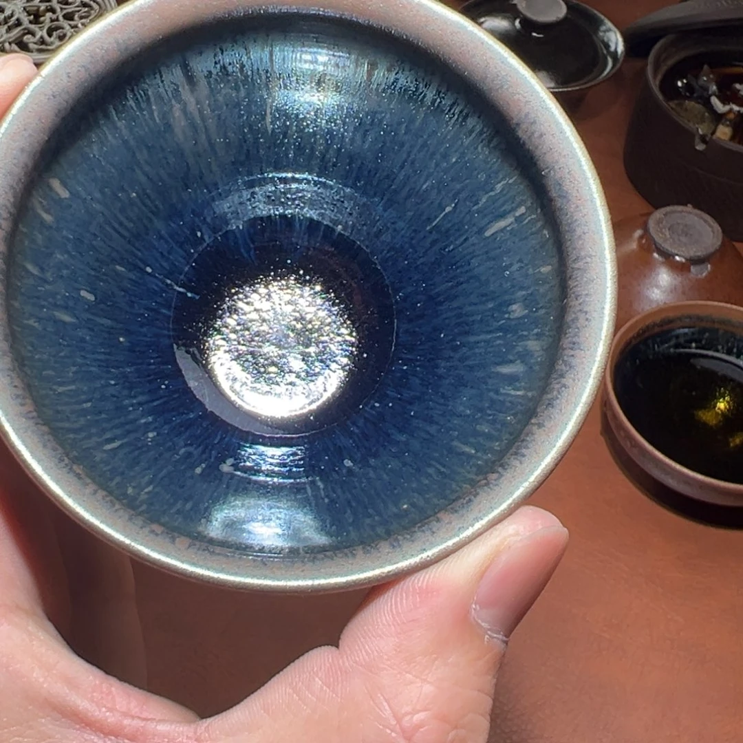 茶盏柴烧建盏主人杯建窑建盏茶盏