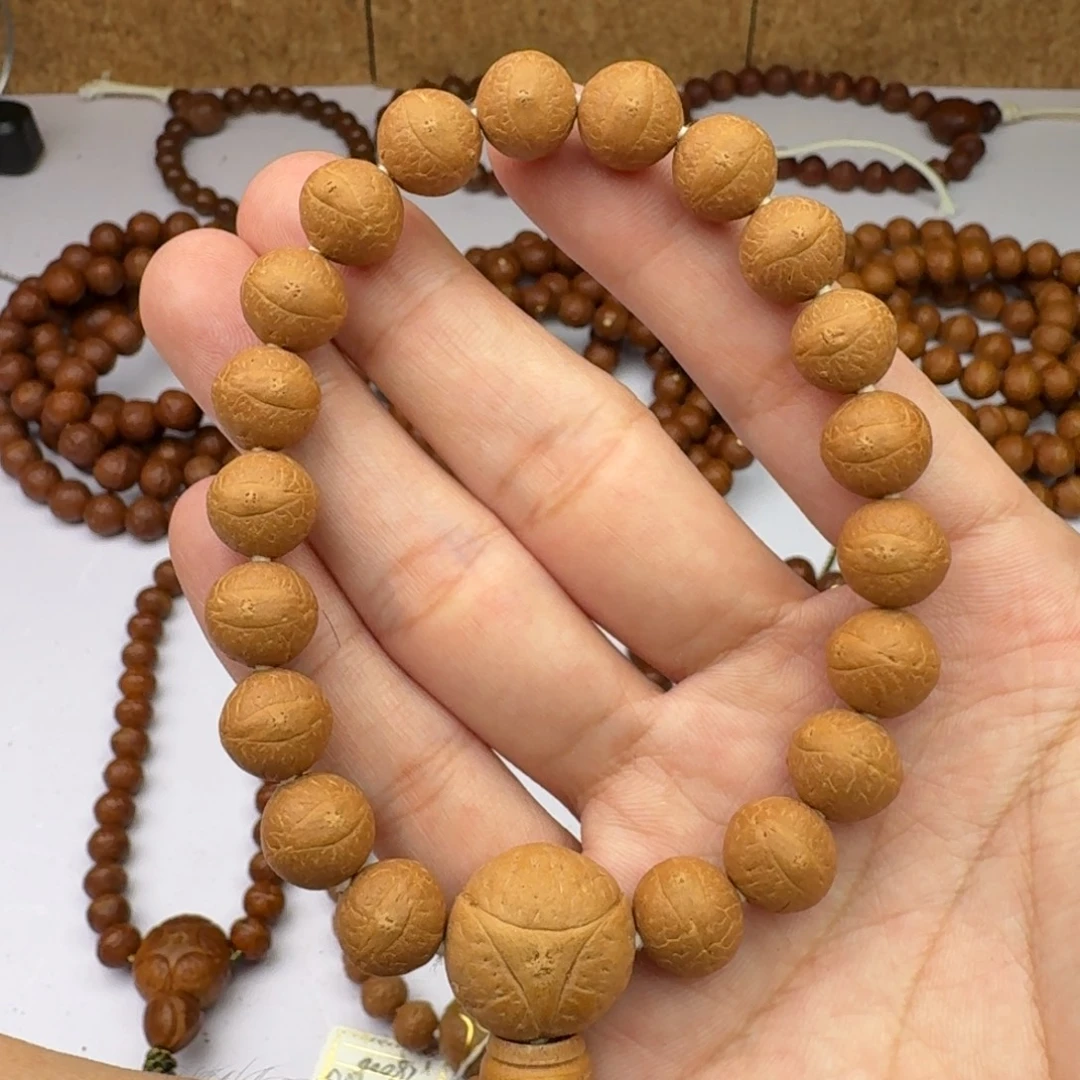 手串凤眼菩提11.5红皮铁籽