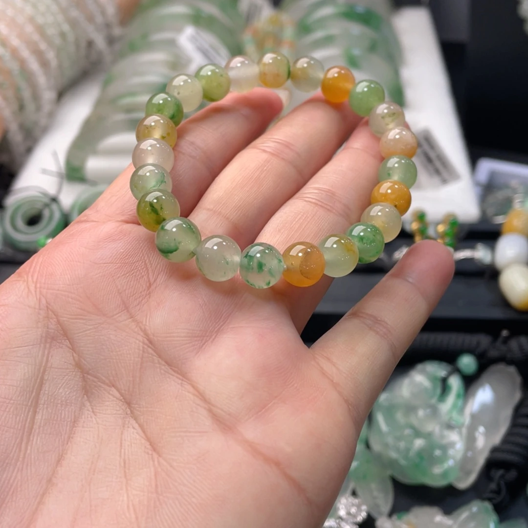 未镶嵌手串石英质玉