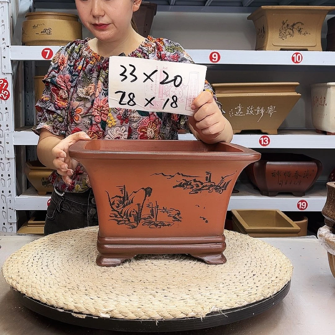 紫砂花盆紫砂花盆