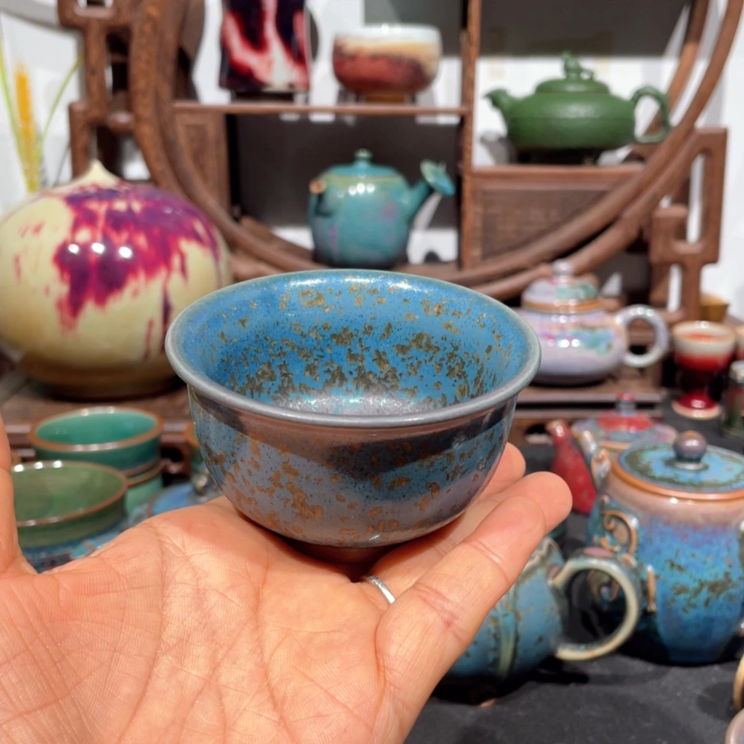 恒***辉中国神后钧瓷茶器