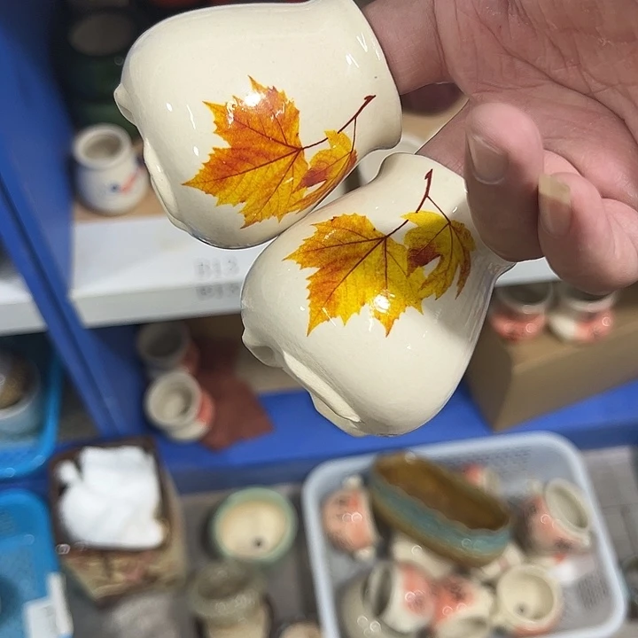 微瑕陶瓷花盆满9.9发