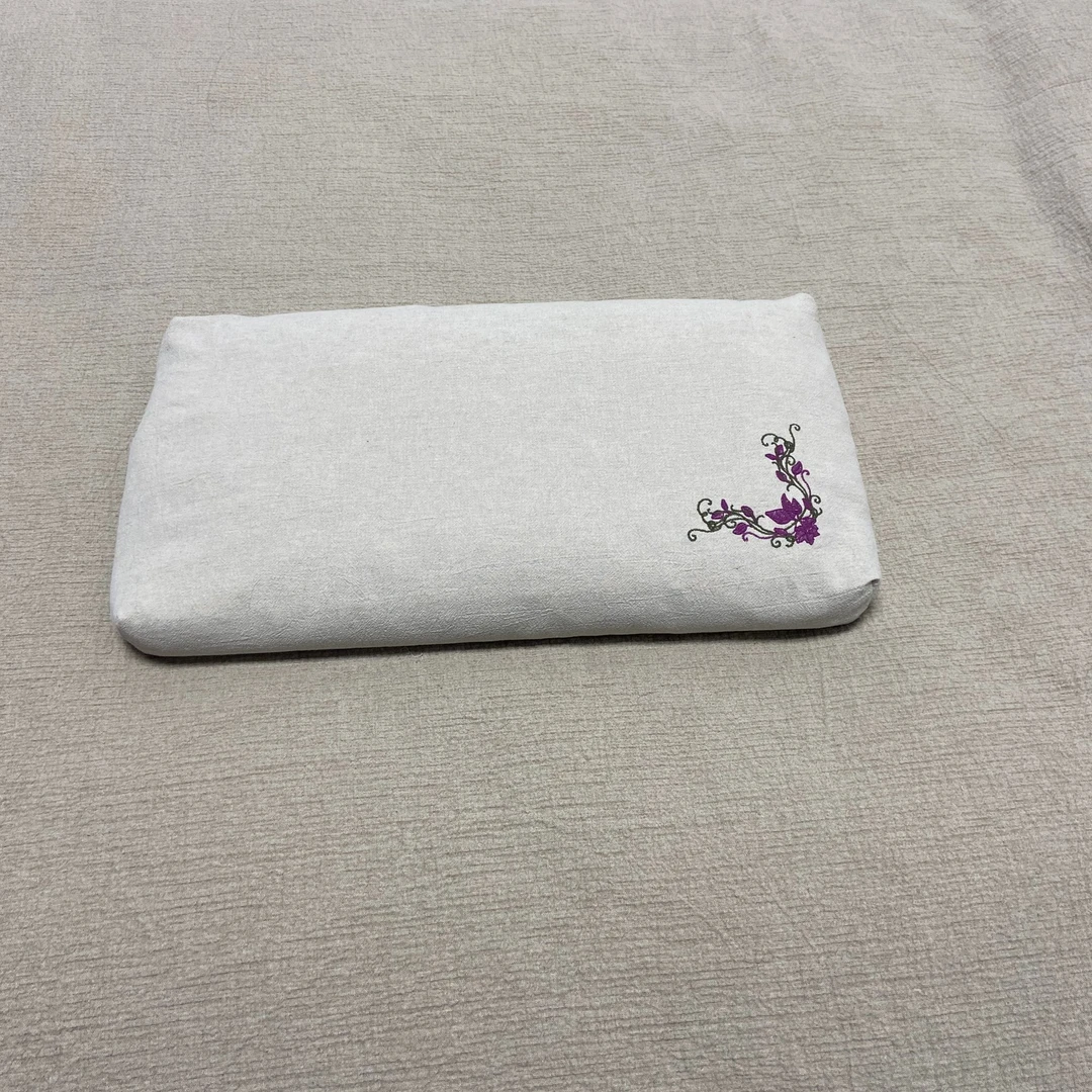 汉麻荞麦薰衣草睡眠透气枕多功能成人刺绣单人枕头