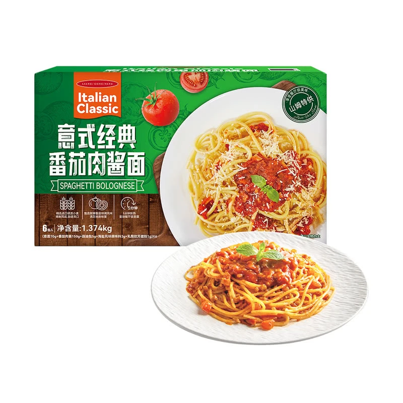 良工坊 意式经典番茄肉酱面 1.374kg(6包入)