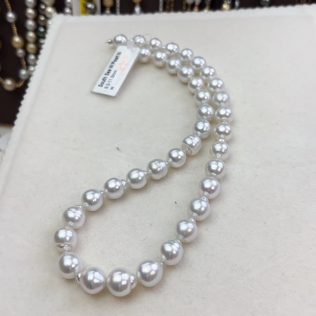 颈饰银S925镶嵌海水珍珠