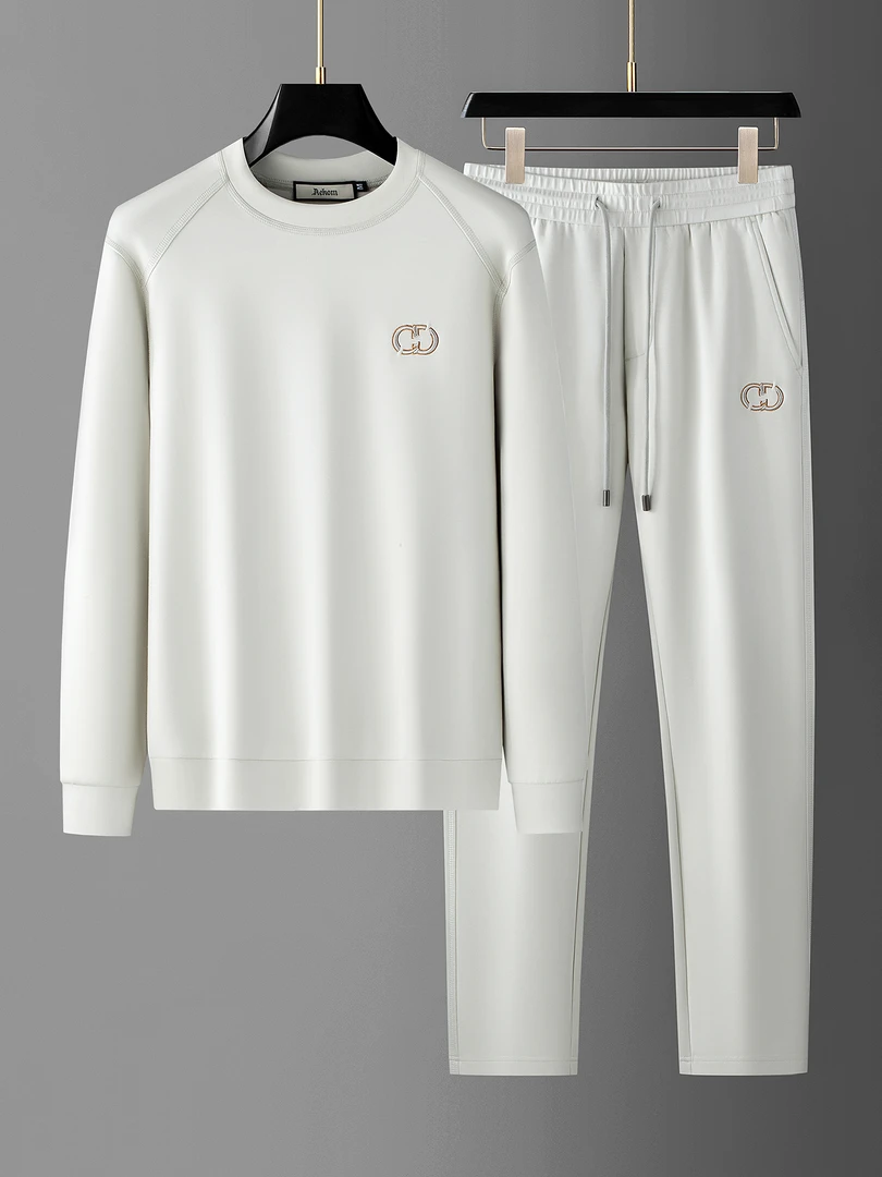 2025秋冬新款男士潮流时尚两件套韩版时尚百搭男卫衣休闲运动套装