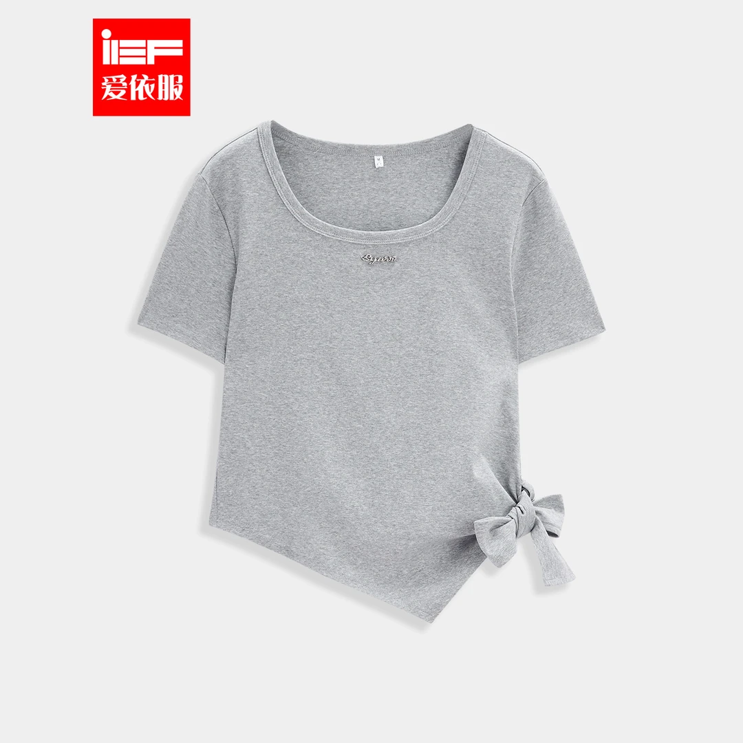 IEF/爱依服大码女装上衣2025夏季新款韩版时尚通勤气质百搭T恤