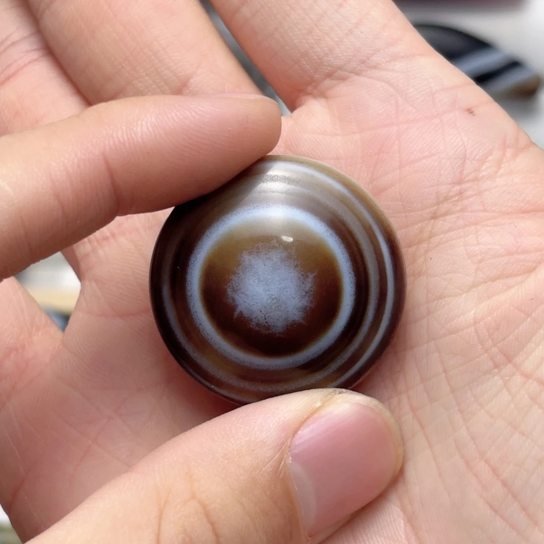 玛瑙/玉髓吊坠未镶嵌甲*2