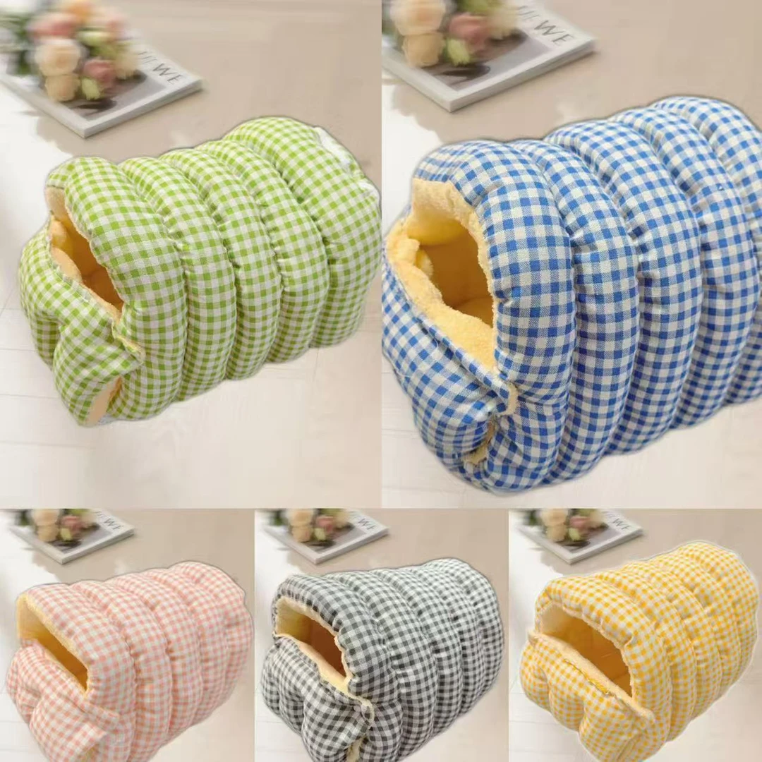 猫窝可拆洗保暖四季通用半封闭式猫咪窝狗窝猫床猫屋房子幼猫窝L