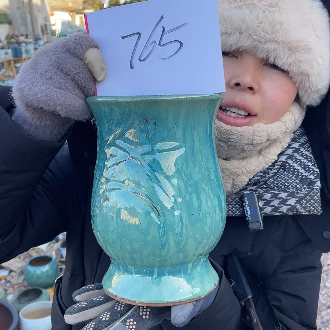 红陶王嫂花盆0208-765