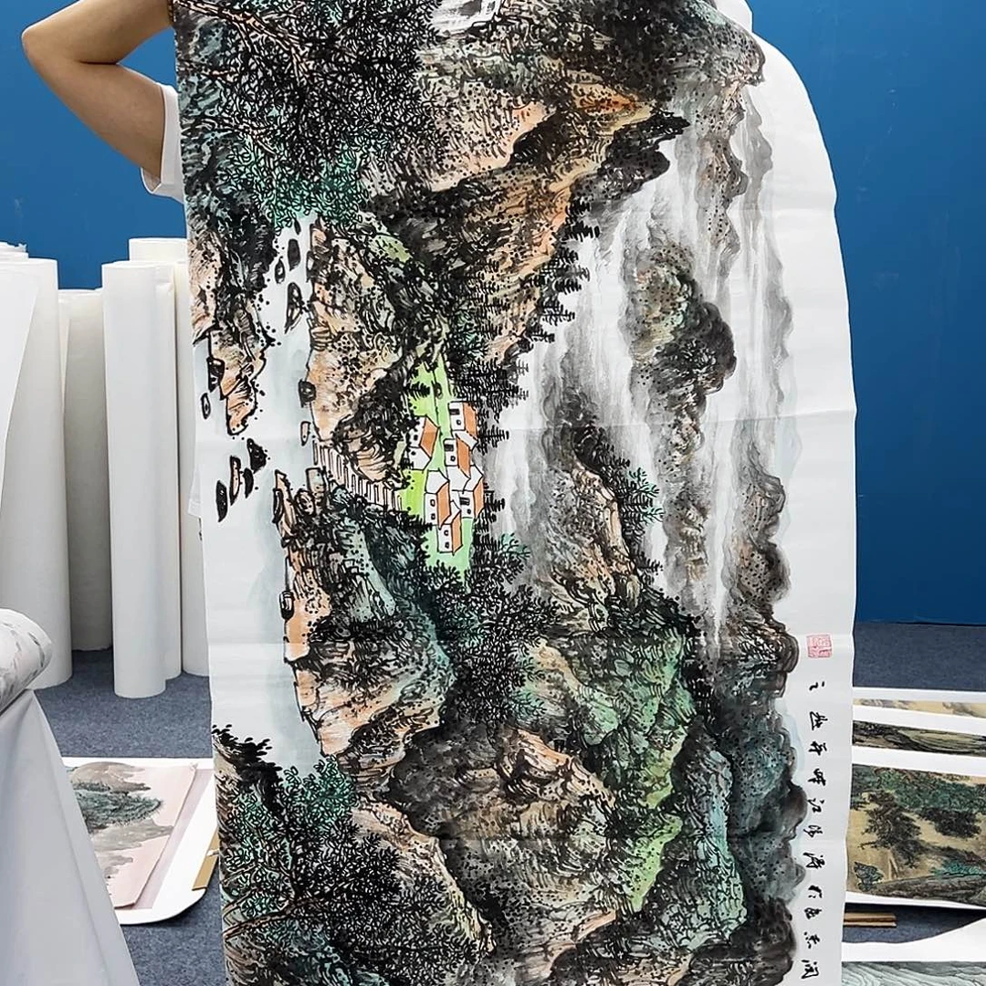 国画国画作品纯手绘欣赏